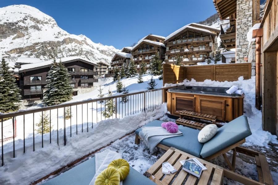 Rent in ski resort 5 room apartment 10-12 people (S5) - Silverstone - Val d'Isère - Terrace