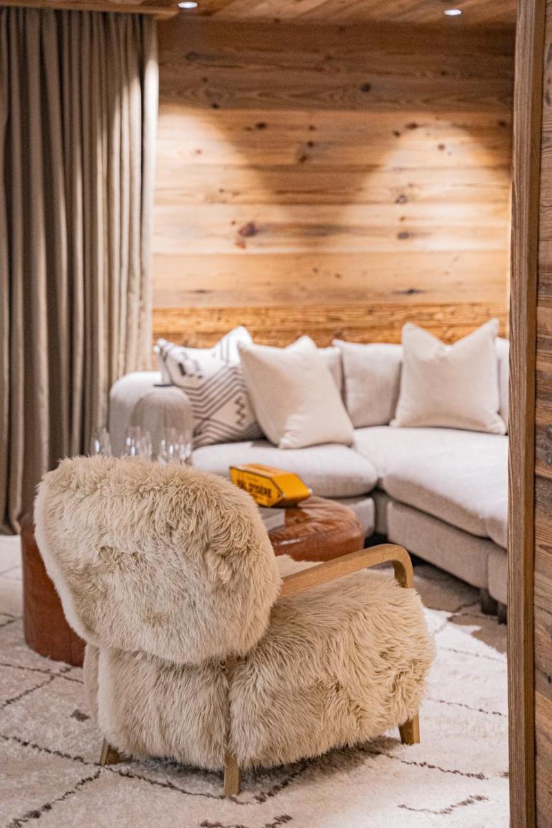 Skiverleih Triplex Wohnung 5 Zimmer 8 Personen (S6) - Silverstone - Val d'Isère - Wohnzimmer