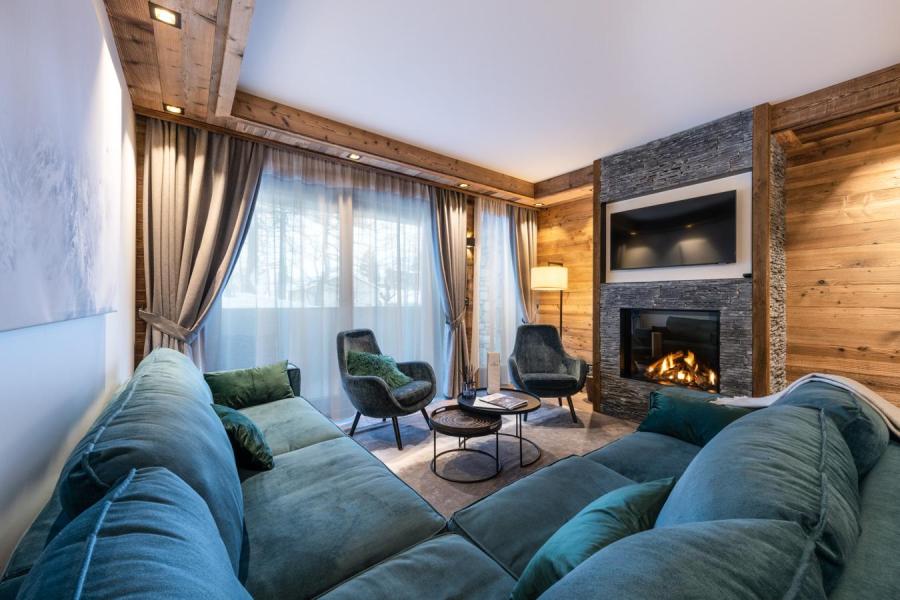 Rent in ski resort 3 room apartment cabin 4-6 people (A02) - Vail Lodge - Val d'Isère - Living room