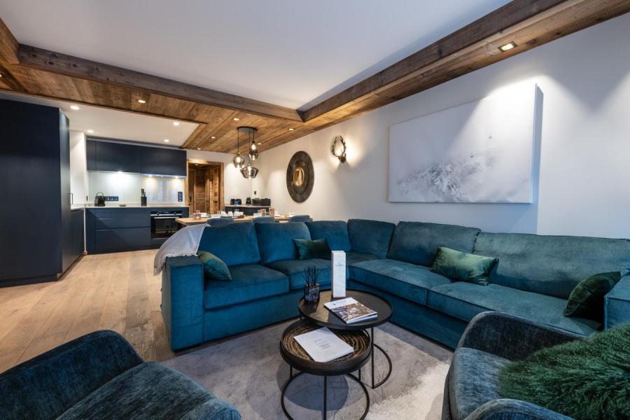 Rent in ski resort 3 room apartment cabin 4-6 people (A02) - Vail Lodge - Val d'Isère - Living room