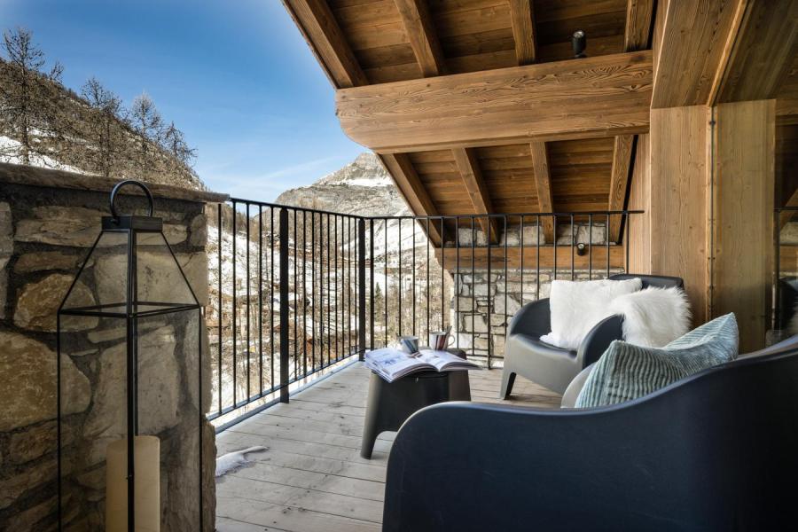 Skiverleih 5 Zimmer Maisonettewohnung für 8 Personen (A31) - Vail Lodge - Val d'Isère - Balkon