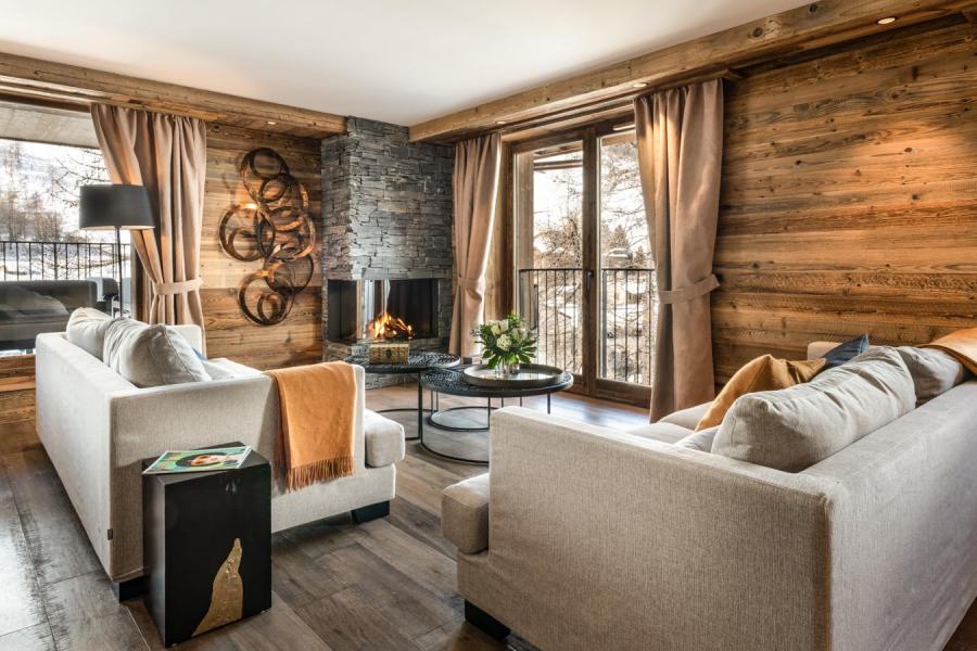 Аренда на лыжном курорте Апартаменты дуплекс 6 комнат 10 чел. (B31) - Vail Lodge - Val d'Isère - Салон