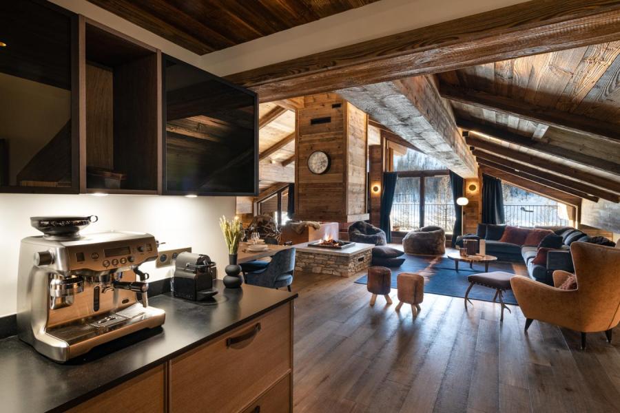 Аренда на лыжном курорте Апартаменты дуплекс 6 комнат 12 чел. (B41) - Vail Lodge - Val d'Isère - Кухня