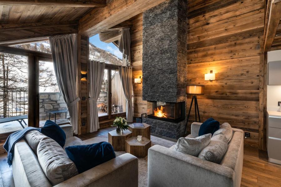 Rent in ski resort  (A32) - Vail Lodge - Val d'Isère - Living room