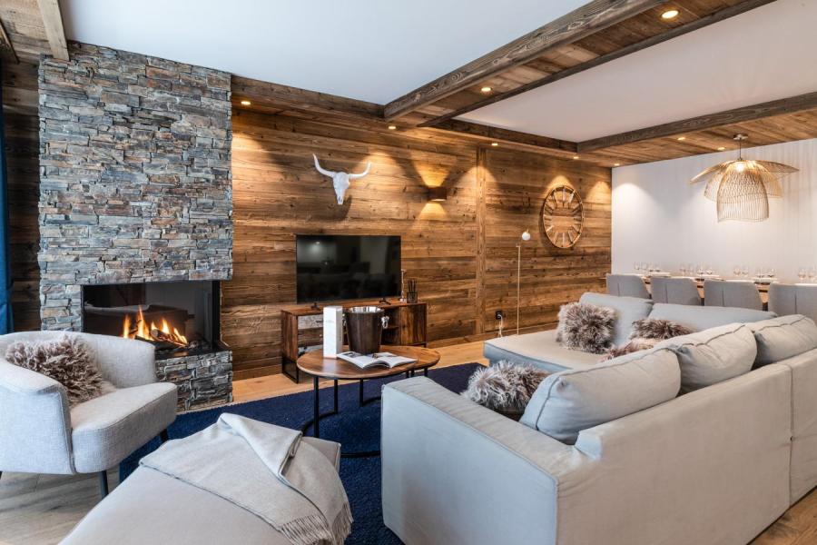 Skiverleih Wohnung 4 Zimmer Kabine 6-8 Personen (A01) - Vail Lodge - Val d'Isère - Wohnzimmer