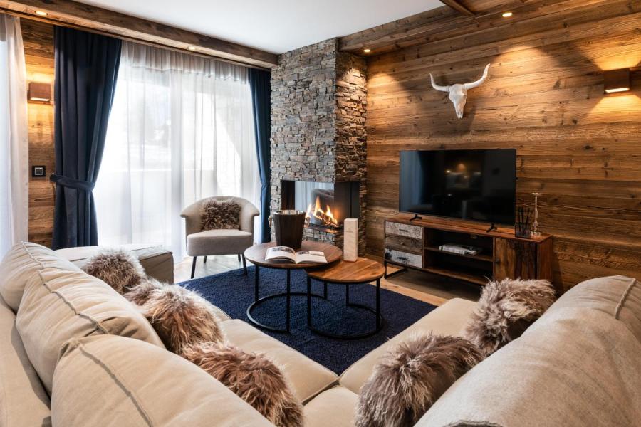 Skiverleih Wohnung 4 Zimmer Kabine 6-8 Personen (A01) - Vail Lodge - Val d'Isère - Wohnzimmer