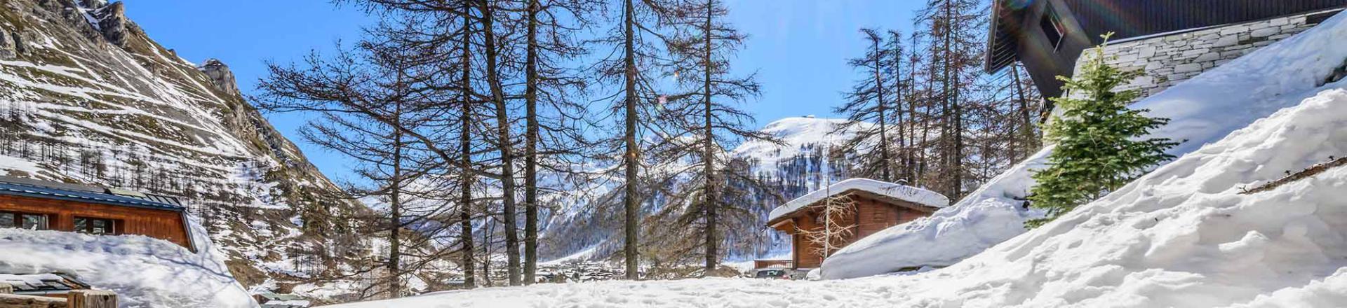 Аренда на лыжном курорте Chalet Acajuma - Val d'Isère - зимой под открытым небом