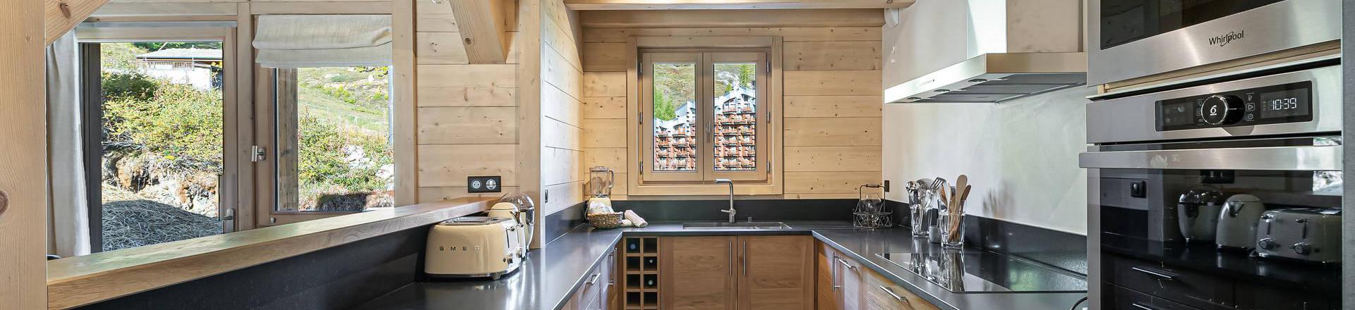 Аренда на лыжном курорте Шале дуплекс 6 комнат 11 чел. - Chalet Saint Joseph - Val d'Isère - Кухня