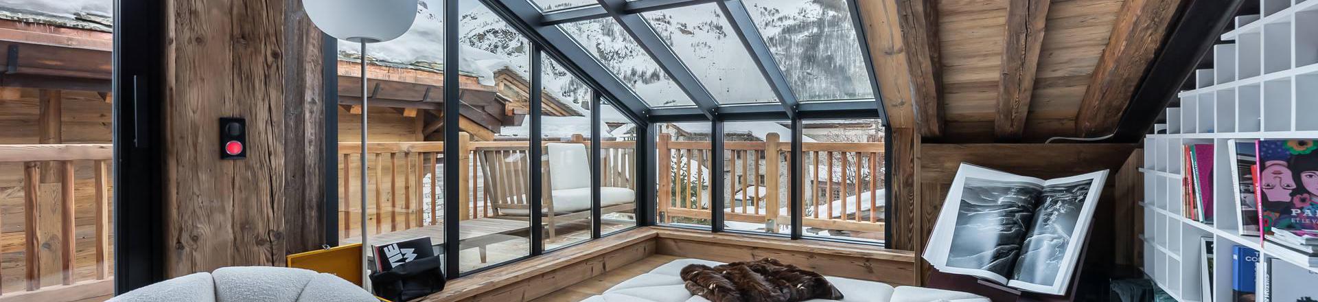 Аренда на лыжном курорте Шале квадриплекс 6 комнат 10 чел. - Chalet Snowy Breeze - Val d'Isère - Салон