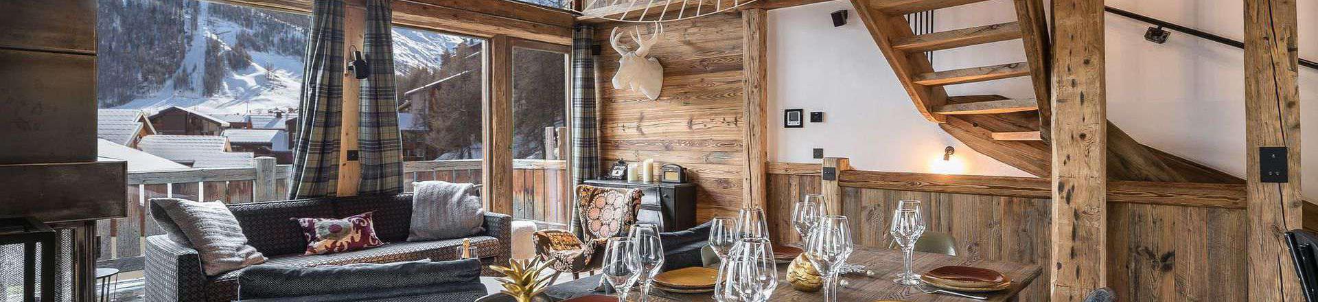 Wynajem na narty Domek górski triplex 5 pokojowy  dla 10 osób - Chalet Tasna - Val d'Isère - Apartament