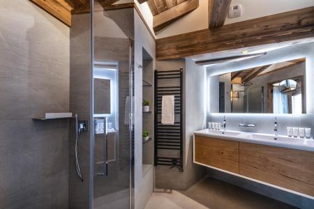 Alquiler al esquí Apartamento 5 piezas cabina para 8-10 personas (06) - Alaska Lodge - Val d'Isère - Cuarto de ducha