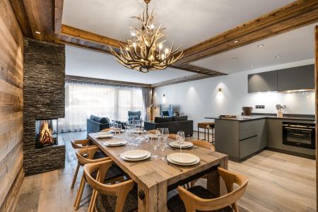 Skiverleih Wohnung 4 Zimmer Kabine 6-8 Personen (01) - Alaska Lodge - Val d'Isère - Wohnzimmer