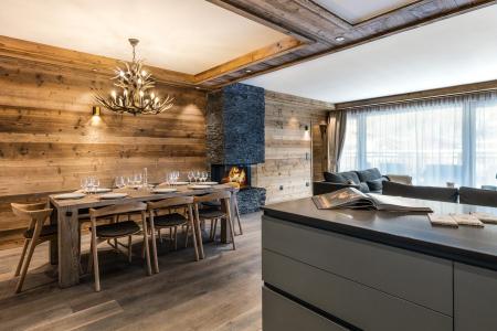 Skiverleih Wohnung 4 Zimmer Kabine 6-8 Personen (01) - Alaska Lodge - Val d'Isère - Wohnzimmer