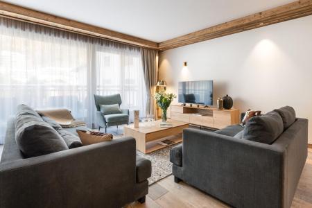 Skiverleih Wohnung 4 Zimmer Kabine 6-8 Personen (01) - Alaska Lodge - Val d'Isère - Wohnzimmer