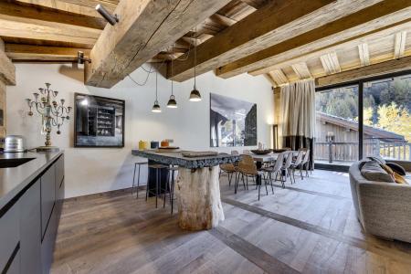 Ski verhuur Chalet triplex 6 kamers 12 personen (2) - Angelus - Val d'Isère - Woonkamer