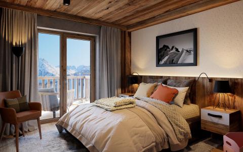Ski verhuur Avancher Hôtel & Lodge - Val d'Isère - 2 persoons bed
