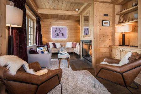 Skiverleih Chalet Davos - Val d'Isère - Kleines Wohnzimmer