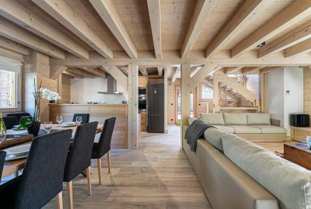 Rent in ski resort 6 room duplex chalet 11 people - Chalet Saint Joseph - Val d'Isère - Living room