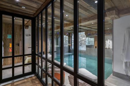 Rent in ski resort 6 room quadriplex chalet 10 people - Chalet Snowy Breeze - Val d'Isère - Swimming pool