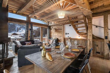 Rent in ski resort 5 room triplex chalet 10 people - Chalet Tasna - Val d'Isère - Apartment