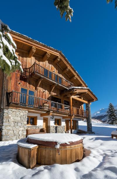 Vacances en montagne Chalet Thovex - Val d'Isère - Extérieur hiver