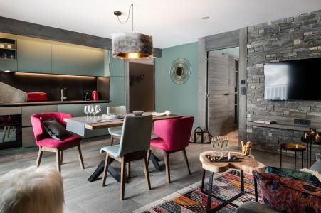 Rent in ski resort 3 room apartment 4 people - Chalets Izia - Val d'Isère - Living room