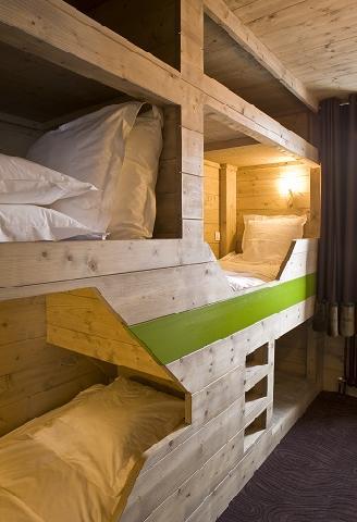 Аренда на лыжном курорте Hôtel Ormelune - Val d'Isère - Двухъярусные кровати