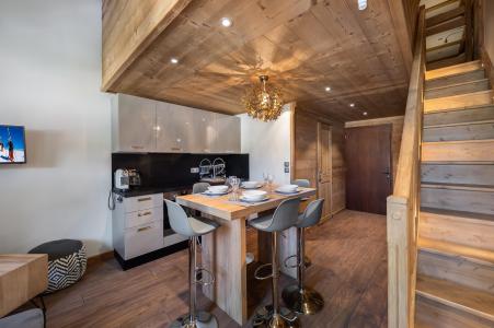 Skiverleih 2 Zimmer Maisonettewohnung für 4 Personen (304) - Résidence Chantelouve - Val d'Isère - Küche