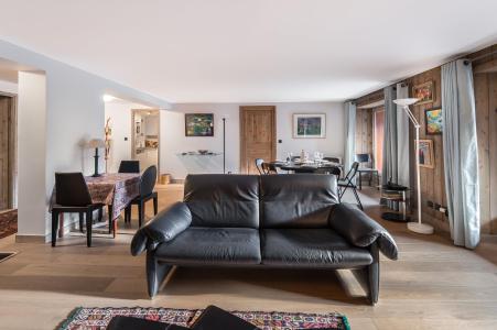 Ski verhuur Appartement 4 kamers 9 personen (1) - Résidence Glaciers - Val d'Isère - Woonkamer