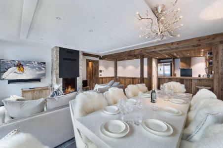 Ski verhuur Appartement duplex 5 kamers 8 personen (3) - Résidence la Canadienne - Val d'Isère - Woonkamer