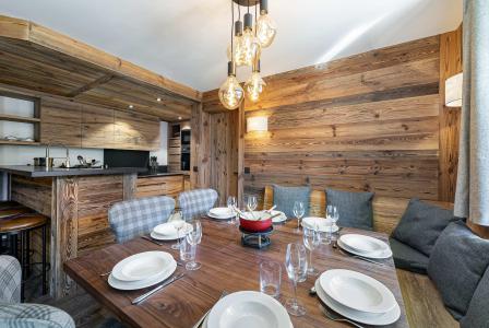 Alquiler al esquí Apartamento 5 piezas para 8 personas (202) - Résidence le Petit Alaska - Val d'Isère - Comedor