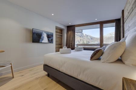 Skiverleih 2-Zimmer-Holzhütte für 4 Personen (204) - Résidence les Cimes - Val d'Isère - Schlafzimmer