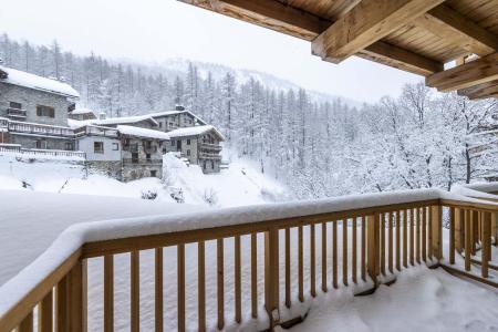 Skiverleih 4-Zimmer-Appartment für 6 Personen (RIVES 1) - Résidence les Rives de l'Isère - Val d'Isère - Balkon