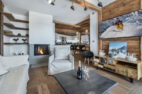 Skiverleih 5-Zimmer-Appartment für 8 Personen (42) - Résidence Savoie - Val d'Isère - Wohnzimmer