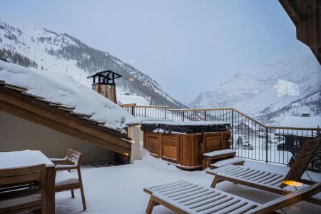 Location au ski Appartement triplex 7 pièces cabine 17 personnes (S7) - Silverstone - Val d'Isère - Terrasse