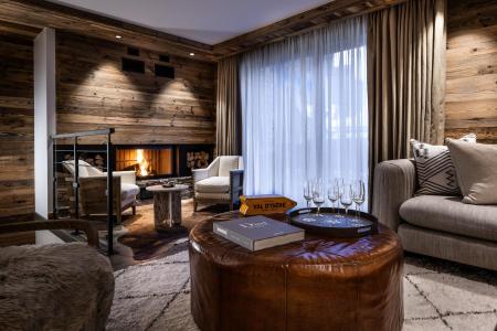 Skiverleih Triplex Wohnung 5 Zimmer 8 Personen (S6) - Silverstone - Val d'Isère - Wohnzimmer