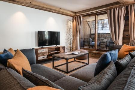 Skiverleih 6 Zimmer Maisonettewohnung für 10 Personen (B31) - Vail Lodge - Val d'Isère - Wohnzimmer