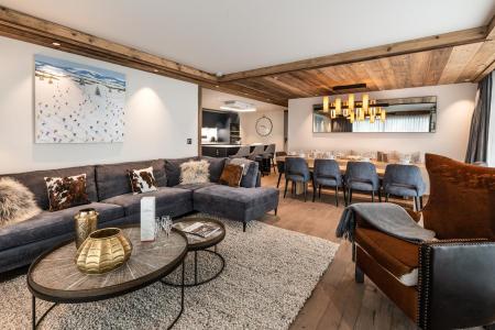 Ski verhuur Appartement 5 kabine kamers 8-10 personen (B12) - Vail Lodge - Val d'Isère - Woonkamer