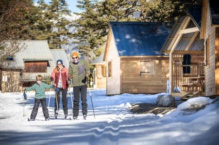 Location au ski Camping La Clarée - Val-des-Prés - Extérieur hiver