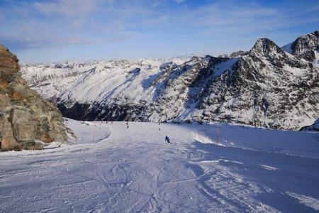Location au ski Camping La Clarée - Val-des-Prés - Extérieur hiver