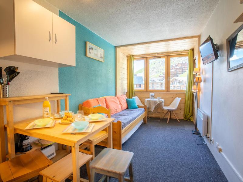 Skiverleih 1-Zimmer-Appartment für 4 Personen (21) - Arcelle - Val Thorens - Wohnzimmer