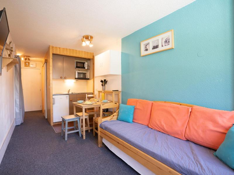 Skiverleih 1-Zimmer-Appartment für 4 Personen (21) - Arcelle - Val Thorens - Wohnzimmer