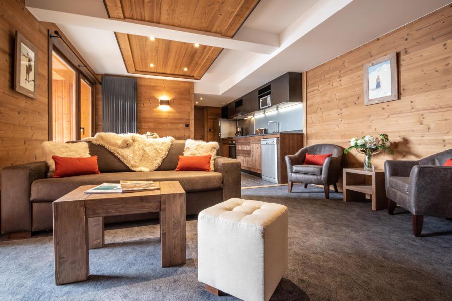 Rent in ski resort 3 room apartment 4 people - Chalet Altitude - Val Thorens - Living room