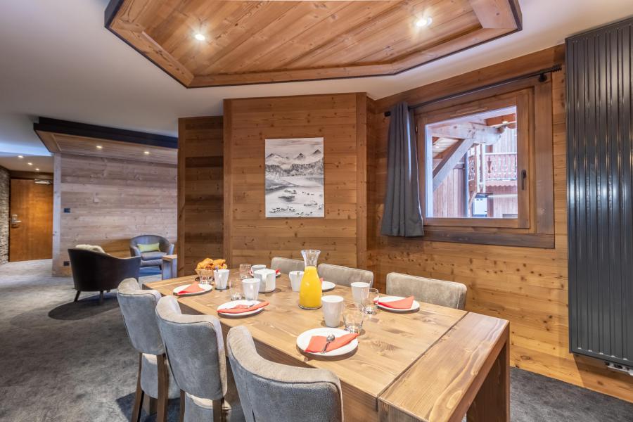 Skiverleih 4-Zimmer-Appartment für 6 Personen - Chalet Altitude - Val Thorens - Esszimmer