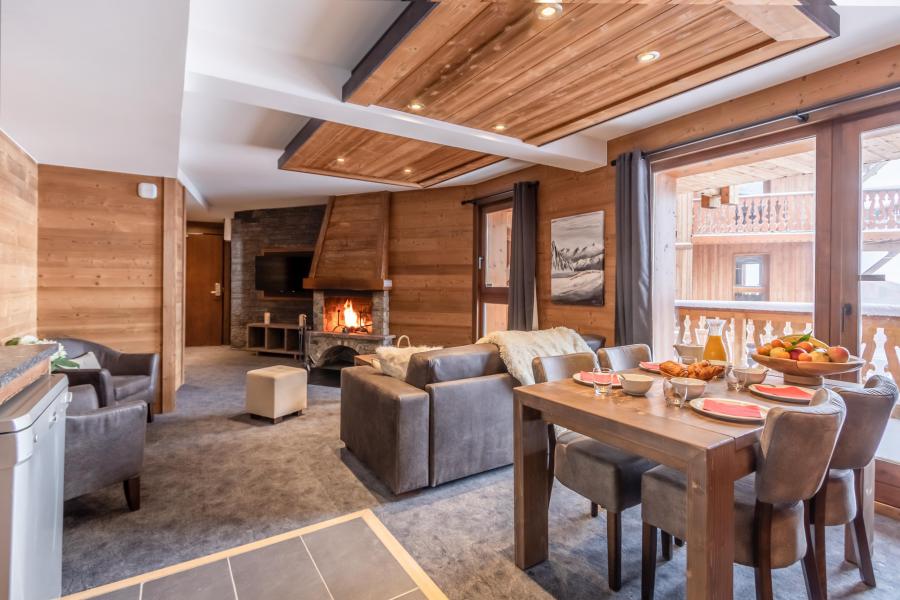 Ski verhuur Appartement 3 kamers 4 personen - Chalet Altitude - Val Thorens - Eetkamer