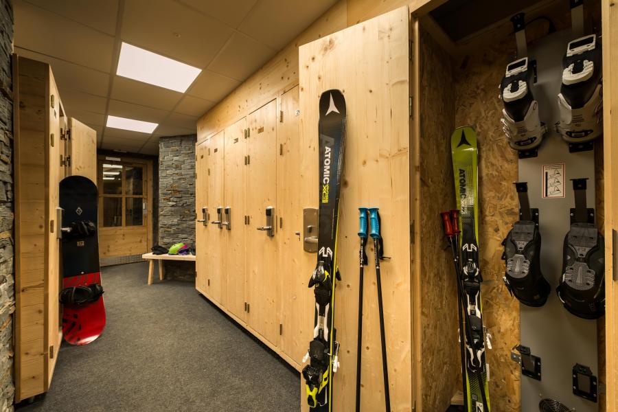 Аренда на лыжном курорте Chalet Altitude - Val Thorens - Помещение для хранения лыжного оборудов&#1072