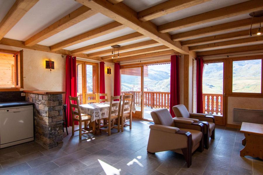 Аренда на лыжном курорте Апартаменты 3 комнат 6 чел. (2) - Chalet Bouquetin - Val Thorens - Салон