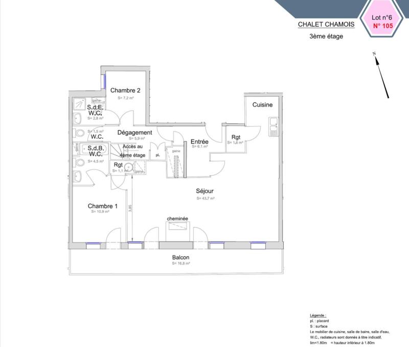 Soggiorno sugli sci Chalet Chamois - Val Thorens - Mappa