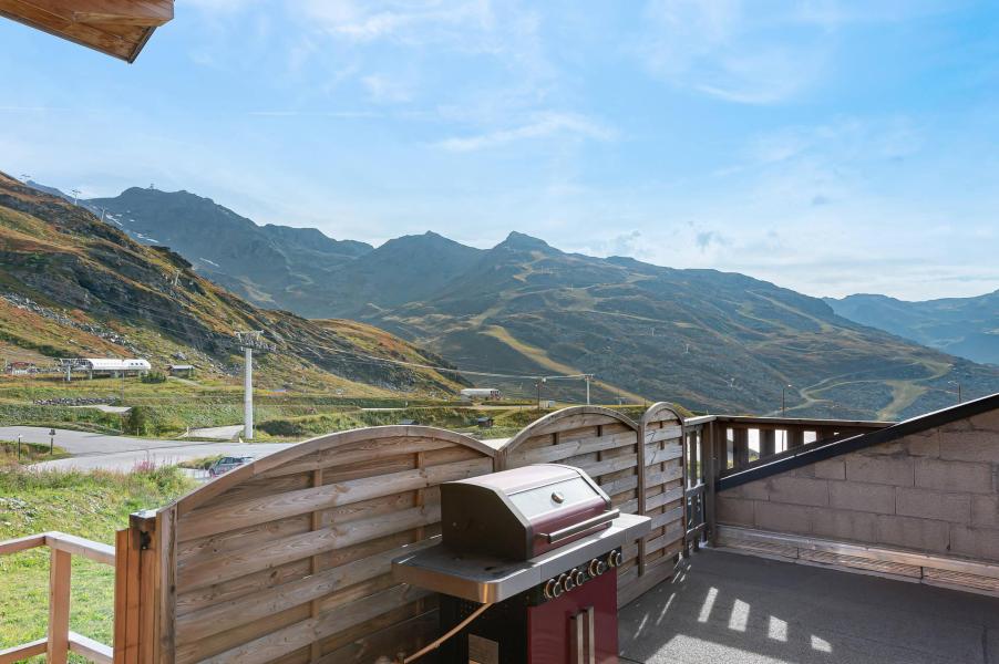 Skiverleih 3 Zimmer Maisonettewohnung für 4 Personen (ROCHER DE THORENS) - Chalet le Rocher - Val Thorens - Terrasse