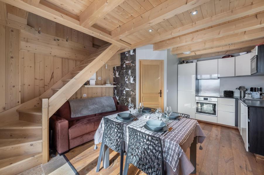 Skiverleih 3 Zimmer Maisonettewohnung für 4 Personen (ROCHER DE THORENS) - Chalet le Rocher - Val Thorens - Wohnzimmer